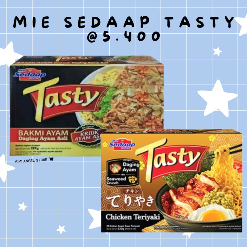 

Mie Sedaap Tasty Bakmie Ayam & Chicken Teriyaki