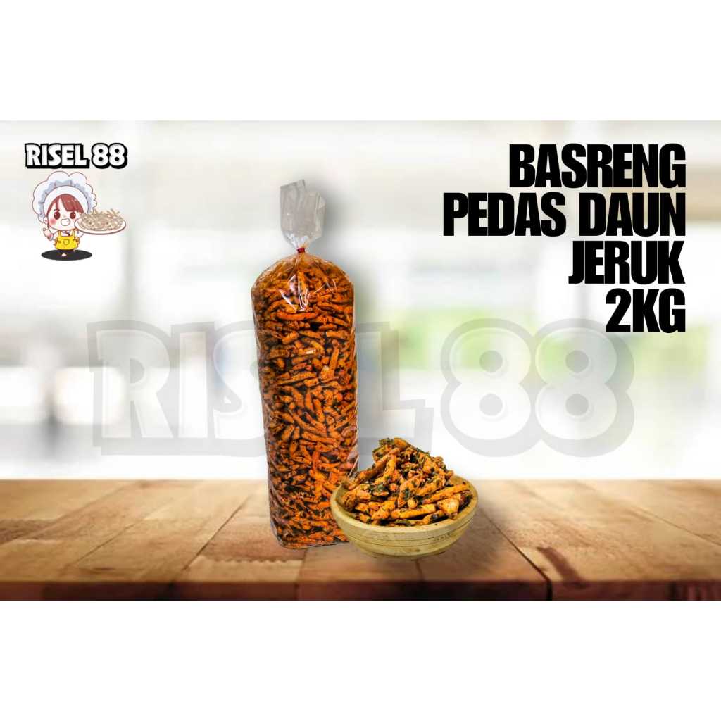 

BASRENG PEDAS DAUN JERUK ISI 2KG, BUMBU PREMIUM BERLIMPAH EXTRA PEDAS