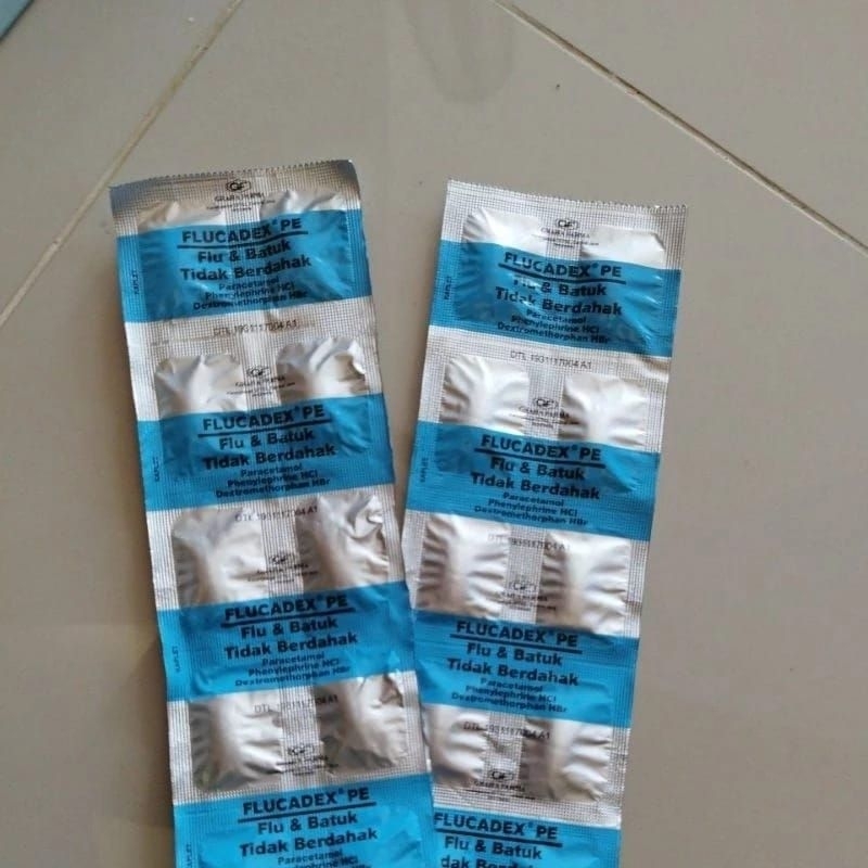 Flucadex PE tidak berdahak kaplet per strip