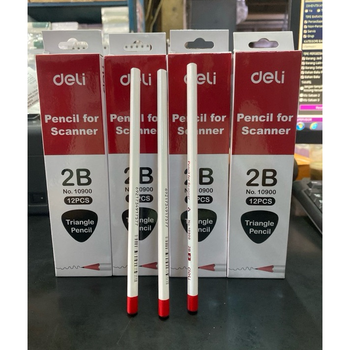 

UNIK Pensil Kayu Pencil Deli No19 Triangle Segitiga 12 Pcs Original