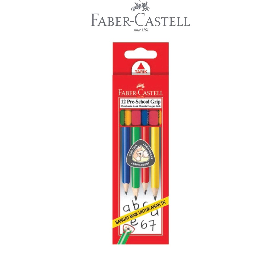 

KUALITAS SUPER FaberCastell Junior Triangular Blacklead Pencil