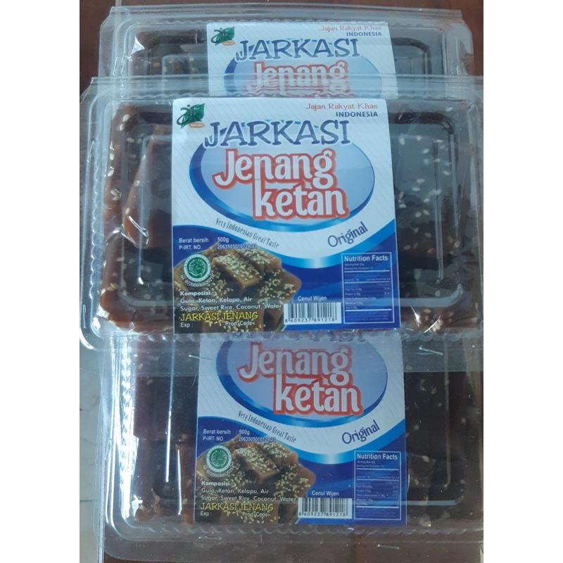 

JENANG KETAN JARKASI TIGA KEMASAN MIKA 500gr