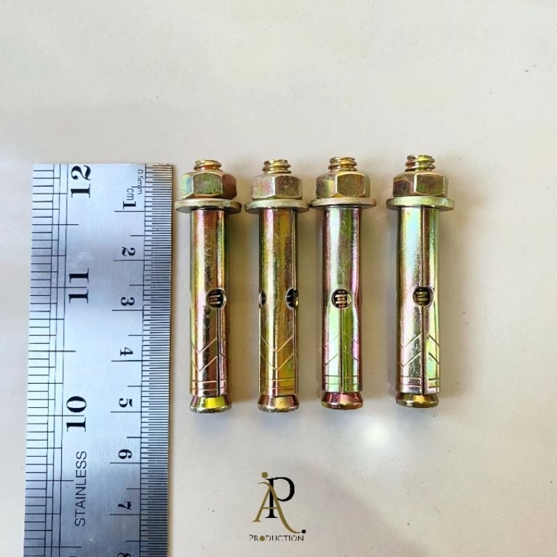 AP - Dyna Bolt 8mm x 5cm Mur Baut Dyna Bolt Besi Kuning