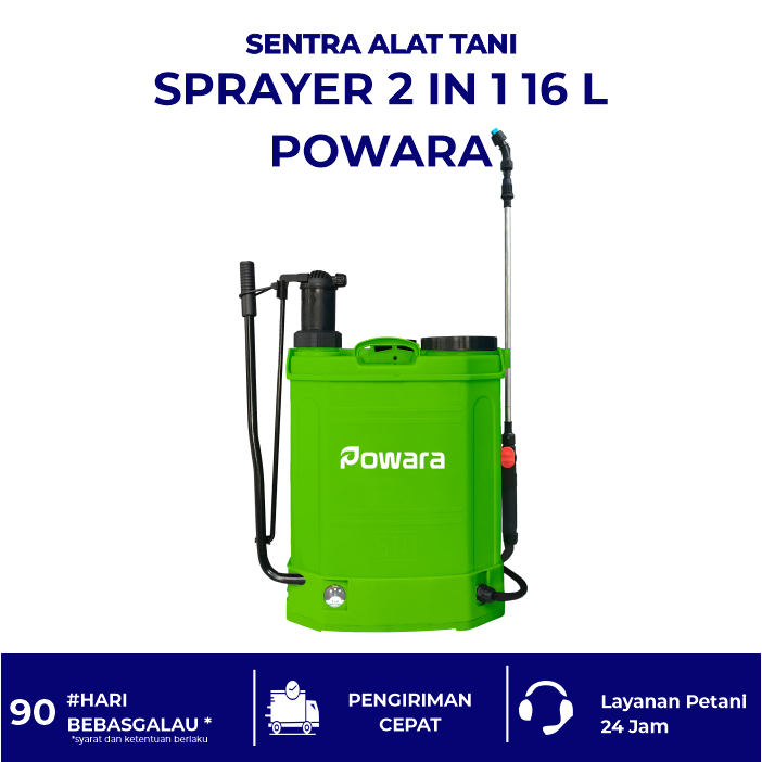 Baru Sprayer 2 in 1 Knapsack Powara Double Fungsi Manual Elektrik