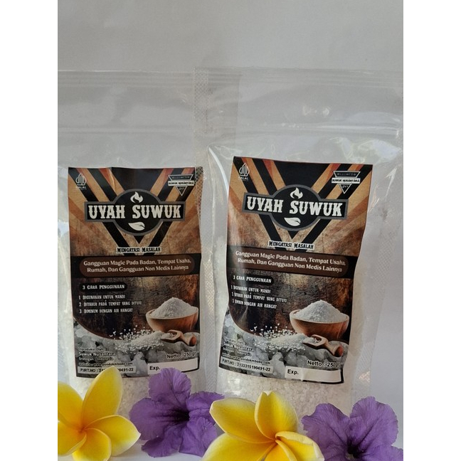 

garam suwuk/garam ruqyah menetralkan tubuh pada gangguan goib,pada penyakit medis non medis lainya