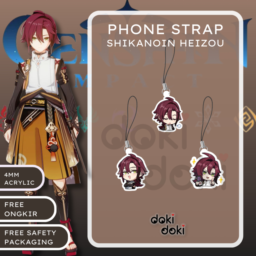 PHONE STRAP HEIZOU GENSHIN IMPACT