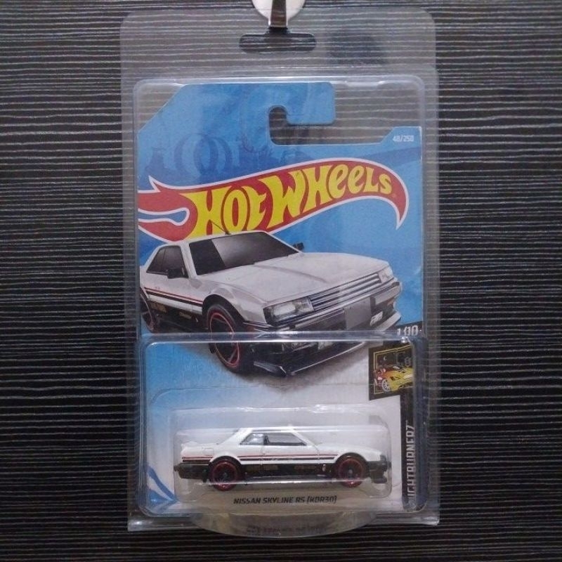 Hotwheels Nissan Skyline RS (KDR30) (putih) R30 Free Protect Procase