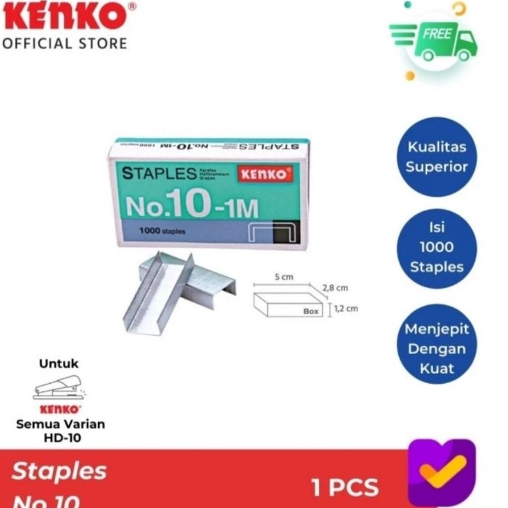 

HOT PROMO Isi Staples No 1 Kenko 2 pack Straples
