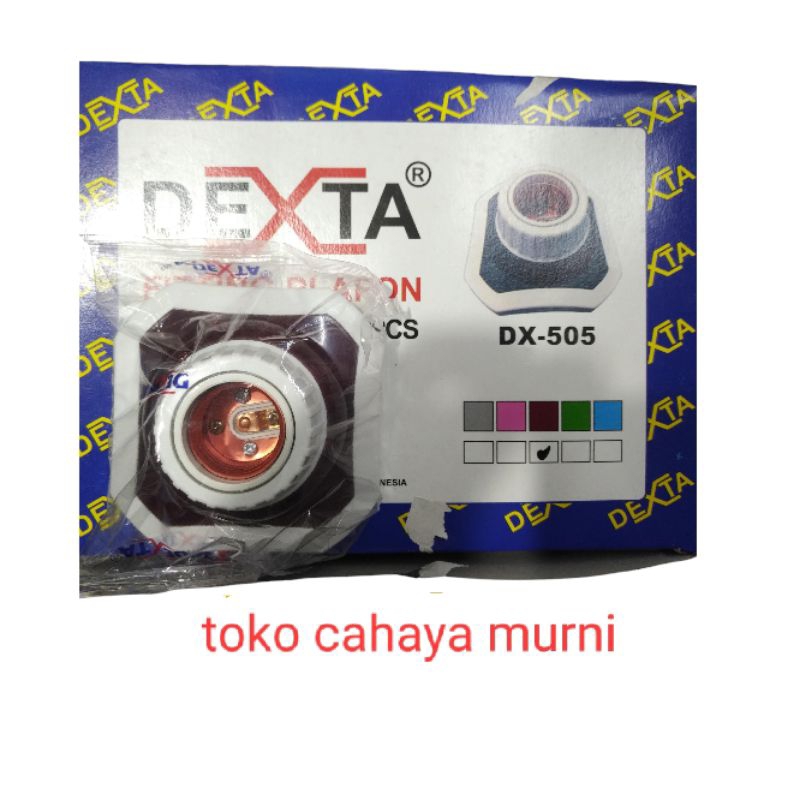 fiting lampu plafon dexta warna