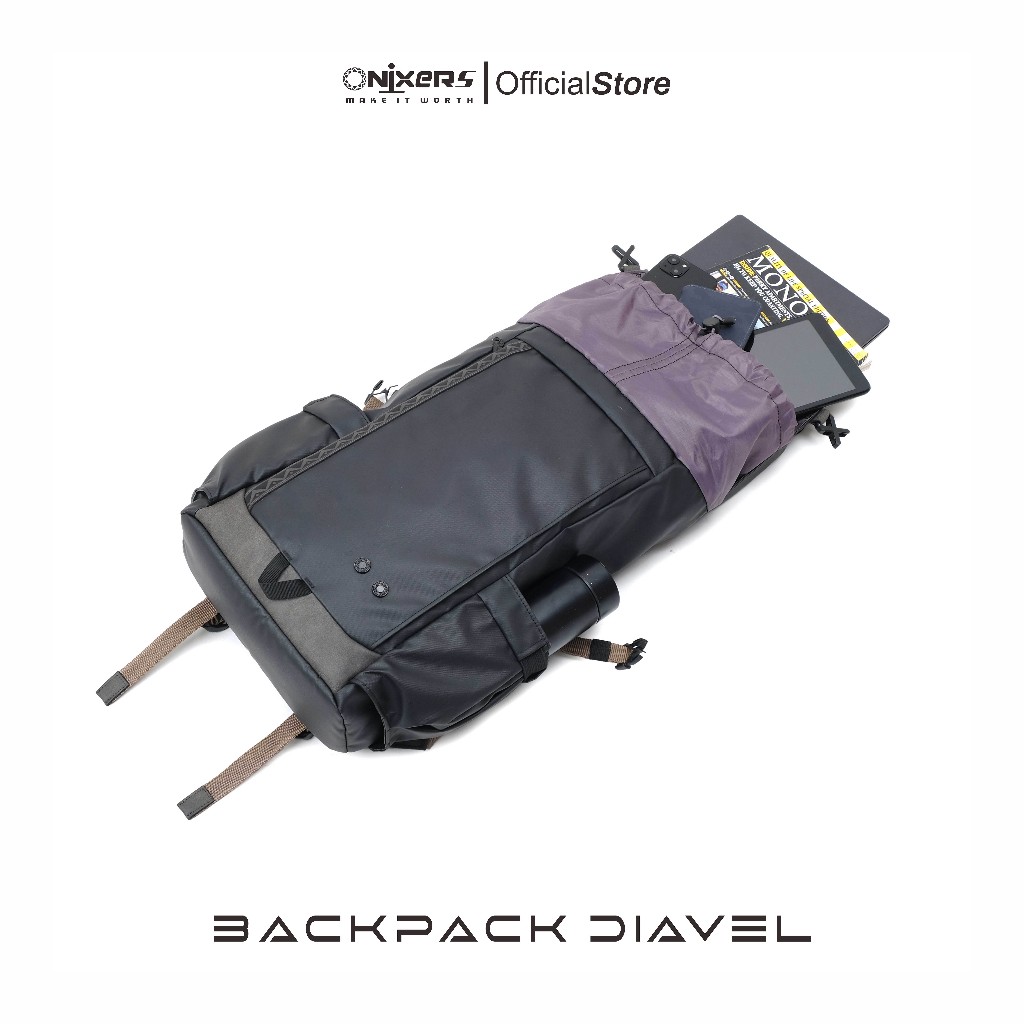 Original Onixers Diavel Tas Backpack Pria Waterproof