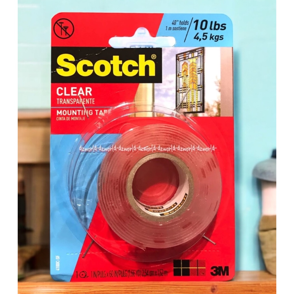 

Scotch Double Tape 1.52 Meter VHB Solusi Menempel Luar Ruangan Dan Sangat Kuat Panjang