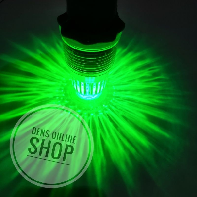 Lampu Torpedo bisa Cas Ulang Lampu Ikan Nelayan  - Tidak Kedip Hijau