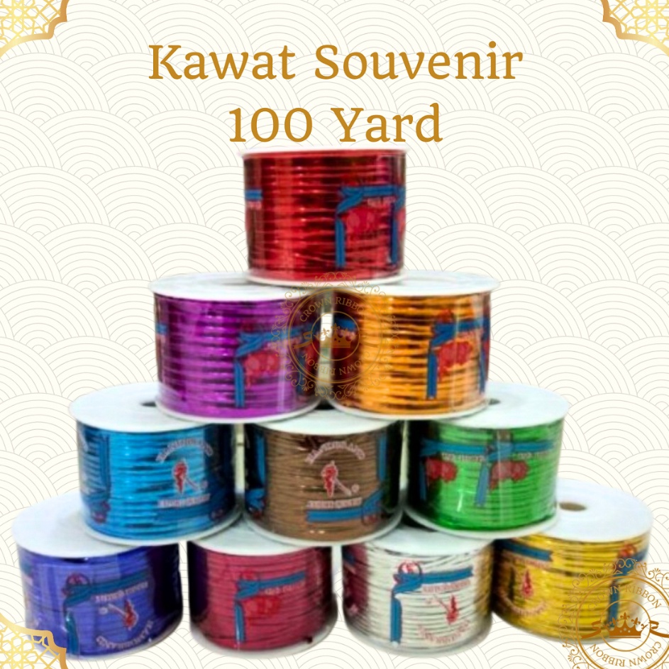 

ORIGINAL PRODUK Kawat Souvenir Pita Kawat Pita Souvenir Isi 1 Yard