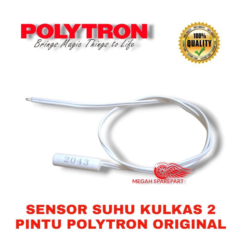 THERMISTOR TERMIS SENSOR SUHU FUSE KULKAS POLYTRON