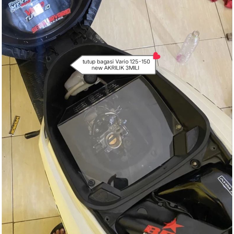 TUTUP BAGASI TUTUP FILTER DWONDRAFT HONDA VARIO 125 - 150 NEW