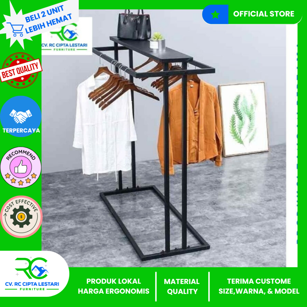 [RC] Rak Baju Rak Patung Baju Display Butik