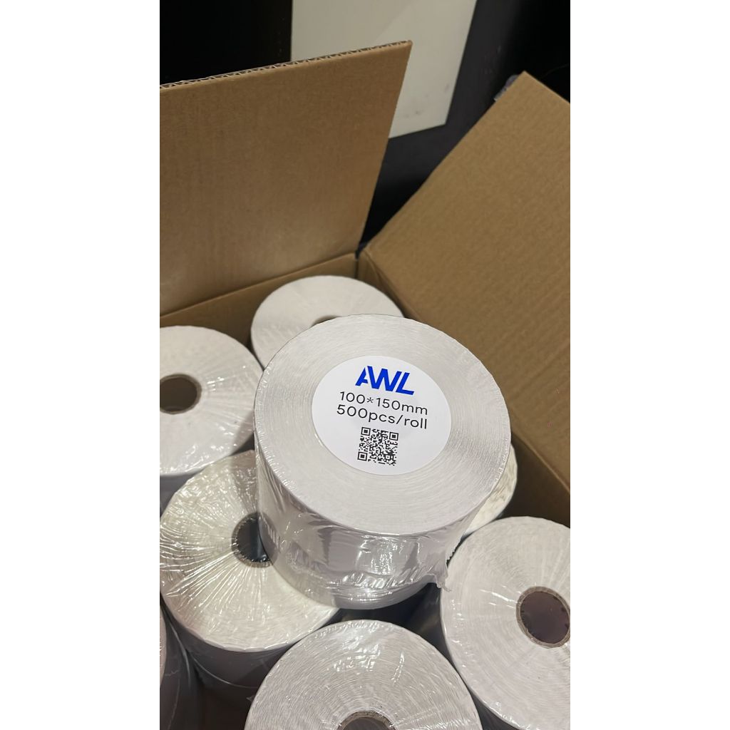 

KERTAS LABEL THERMAL 100X150 STIKER BARCODE LABEL RESI A6 500PCS TERMURAH BERKUALITAS
