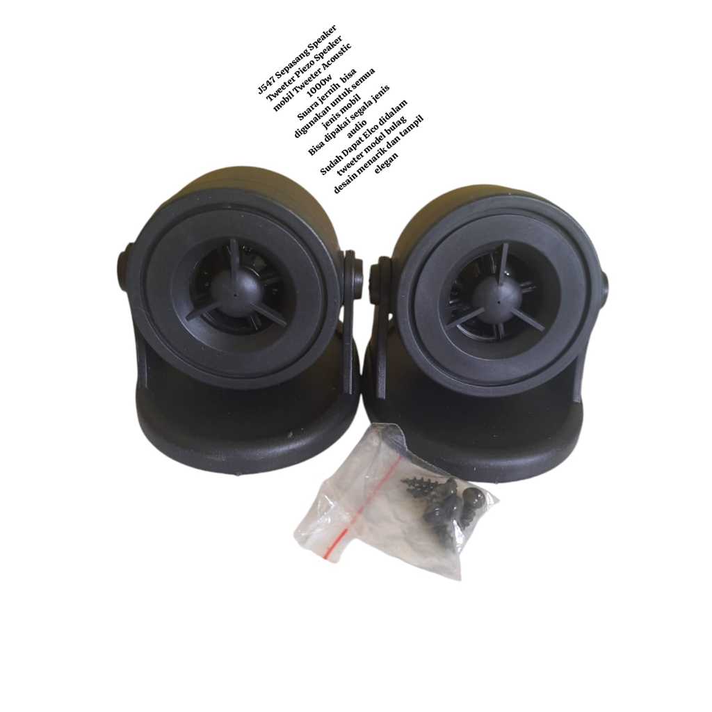 J547 ORIGINAL SEPASANG TWEETER PIEZO SPEAKER MOBIL TWEETER ACOUSTIC 500W SUARA JERNIH TWEETER PIE