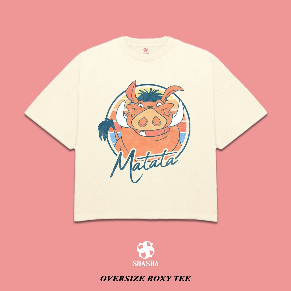 Boxy Tee Disney The Lion King Boys Matata Oversize Shirt