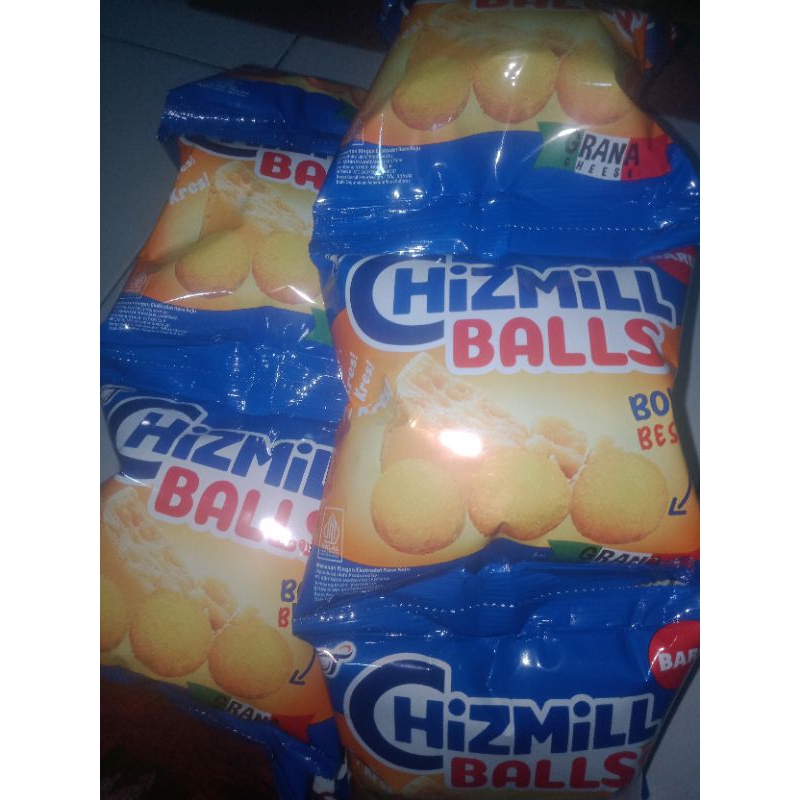 

Chizmil Balls rasa Grana Cheese Renceng OT Chiki