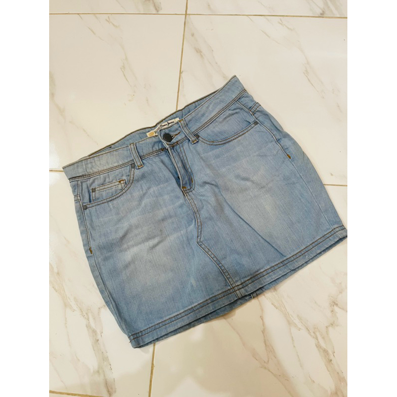 PRELOVED ROK JEANS MINI/PRELOVED ROK MINI/ROK PENDEK JEANS/PRELOVED ROK PENDEK