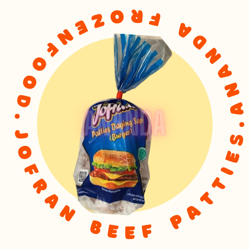 

Jofrans beef pattiess isi 15 berat 900gr/daging burger - Ananda frozen food