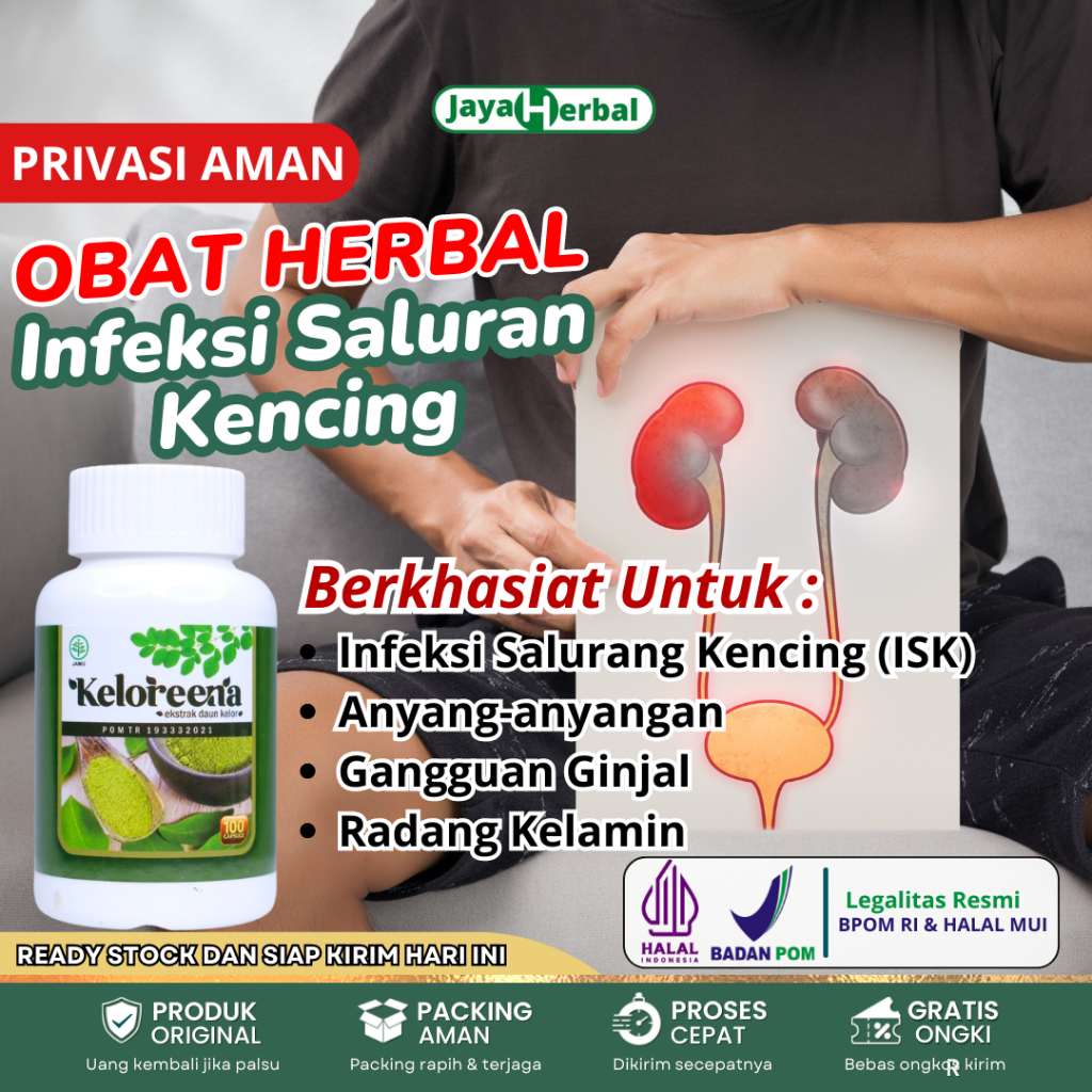Obat Sakit Kencing, ISK / Infeksi Saluran Kemih, Sakit Buang Air Kecil, Kencing Darah, Kencing Nanah