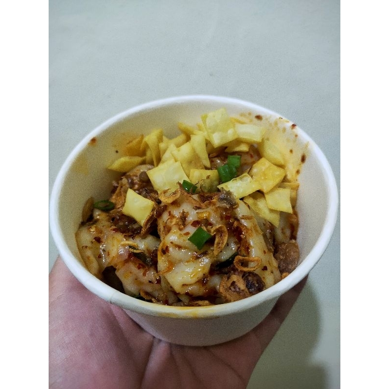 

PANGSIT CHILI OIL SUPER PEDAS isi 5 pcs FULL DAGING AYAM (goreng/rebus)