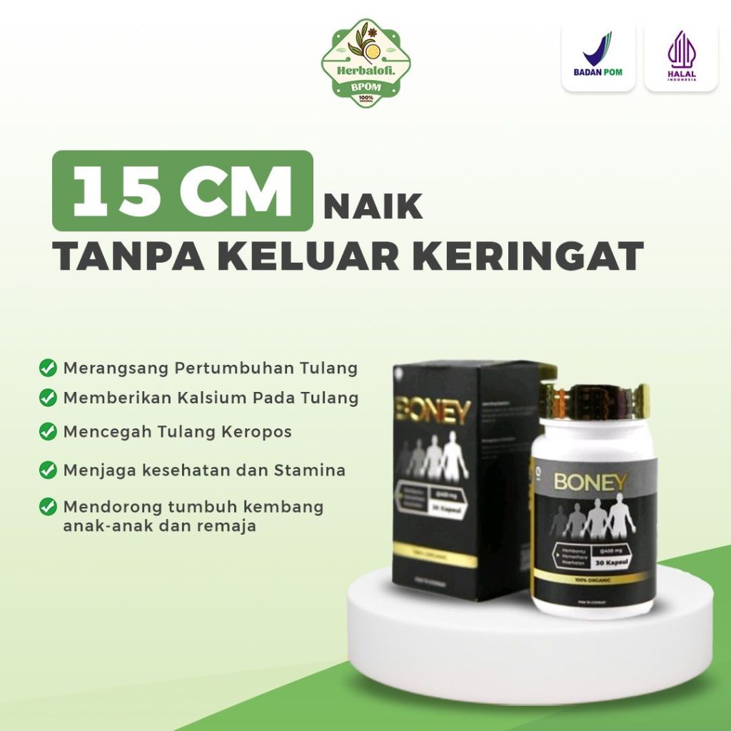 PENINGGI BADAN ORIGINAL | BONEY ASLI ORIGINAL 100% BPOM | PENINGGI BADAN IDEAL