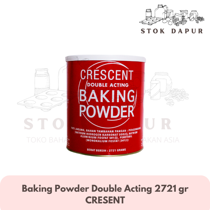 

Baking Powder Crescent Double Acting 2.7 kg