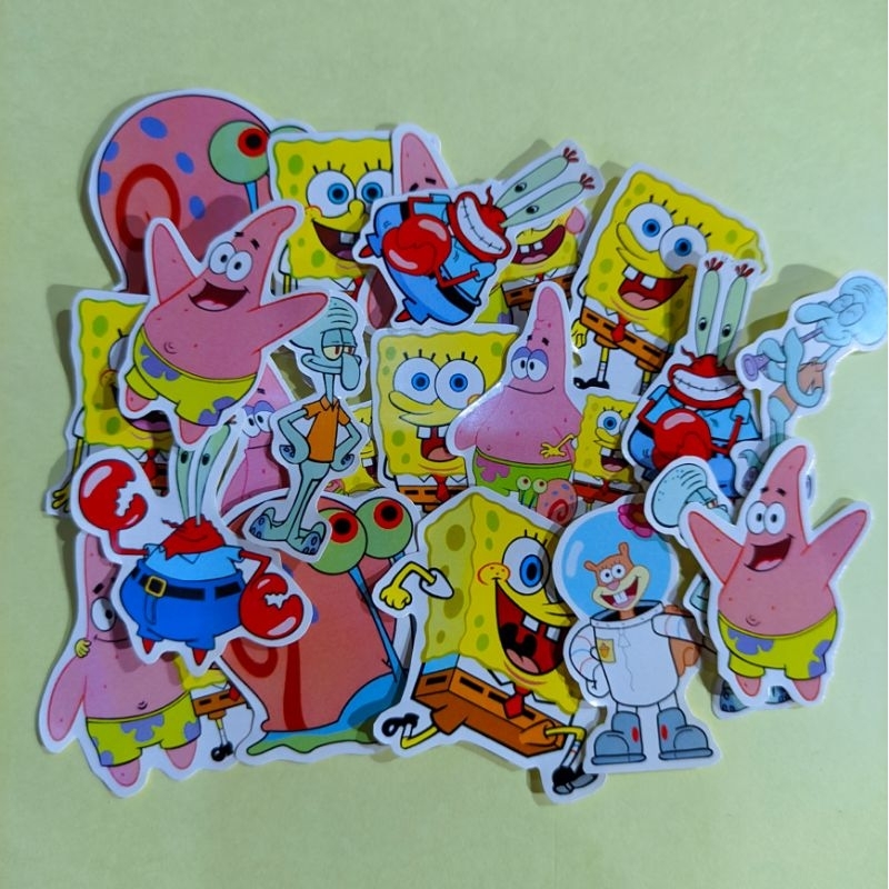 

Stiker Spongebob isi 20pcs Sudah Dipotong Tinggal Tempel