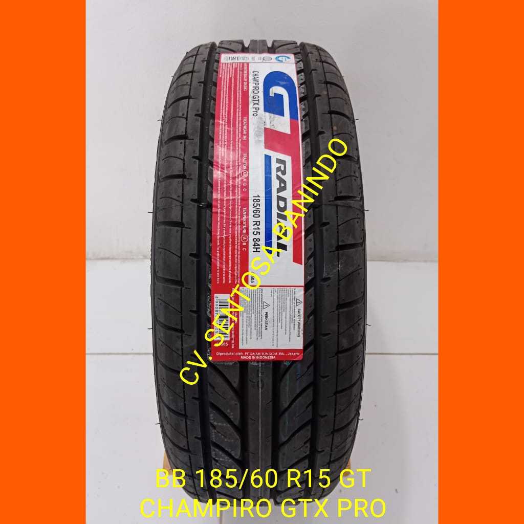BAN BARU 185/60 R15 GT CHAMPIRO GTX PRO