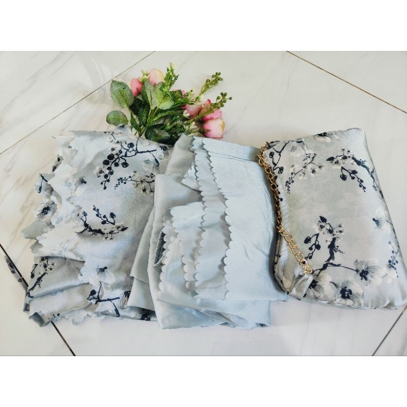 mukena rayon silk/ mukena satin silk premium/mukena velvet/mukena sutra