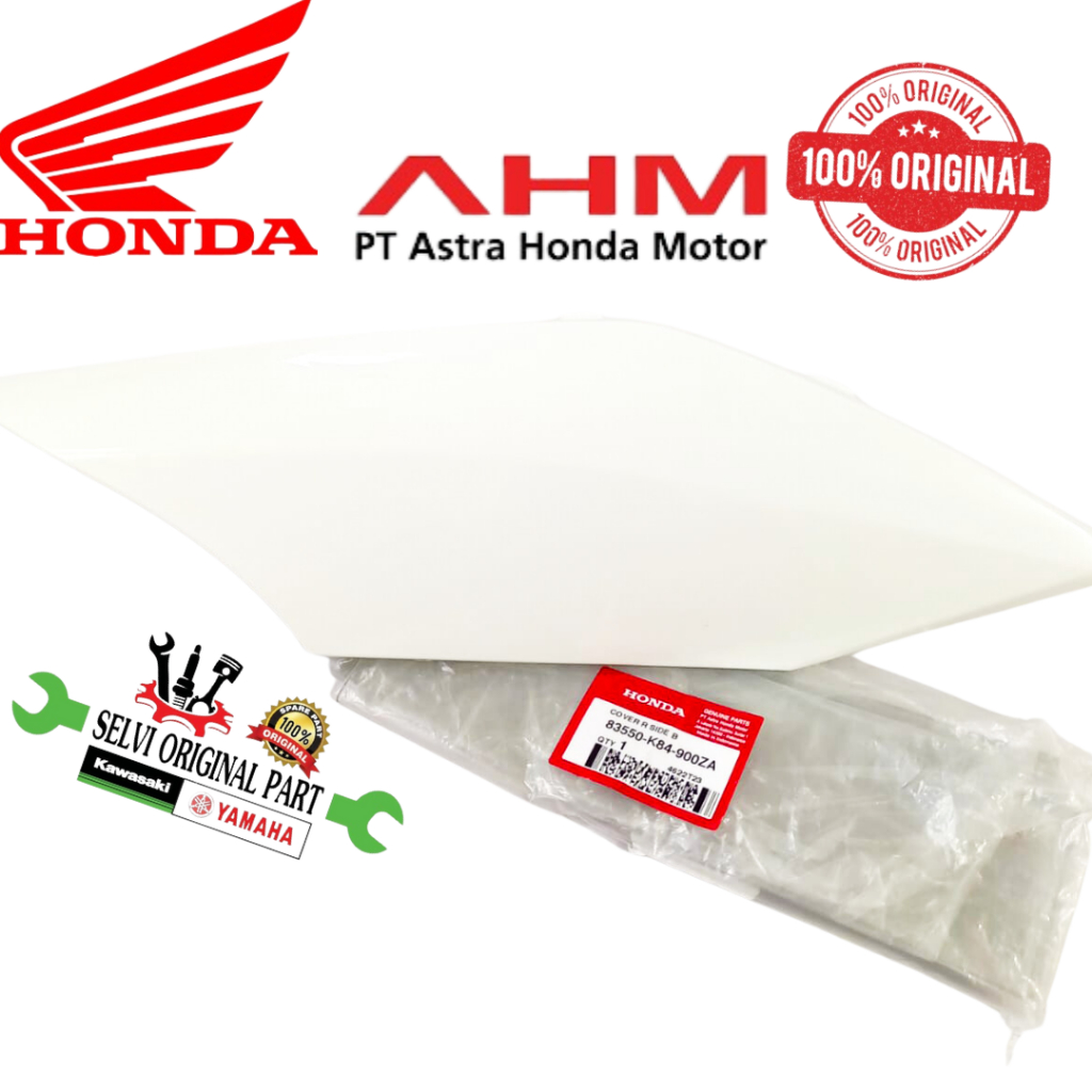 COVER BODY  SAMPING BAWAH KANAN HONDA CRF 150L 83550K84900ZA HONDA ORIGINAL