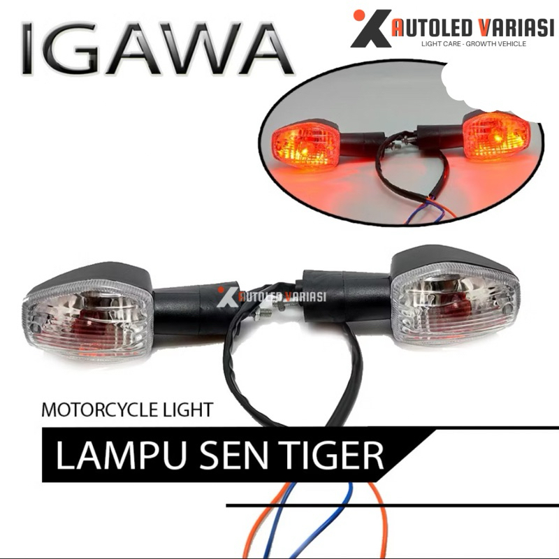 Lampu Sein Vixion Non Clip Standar Sein Lampu Belakang Moge Universal