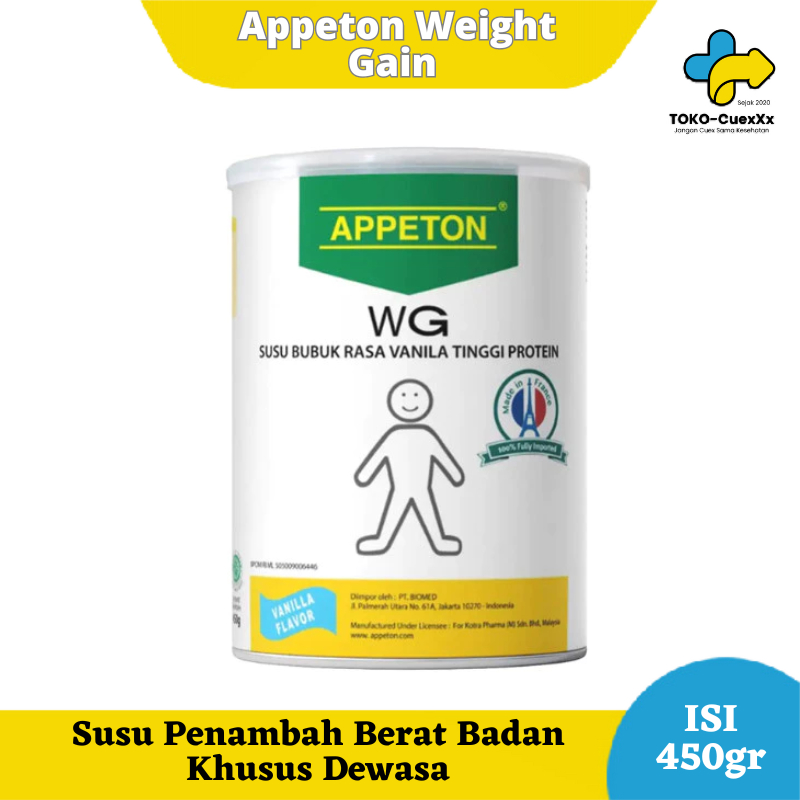 

Appeton Weight Gain Adult 450gr Rasa Vanila