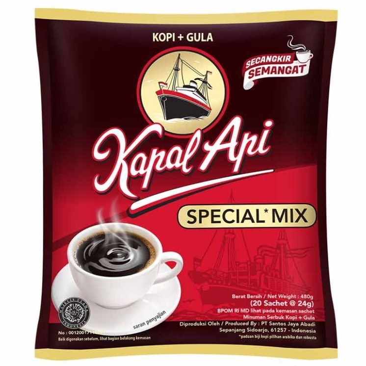 

Kopi Kapal Api Special Mix Kemasan Sachet 23gram