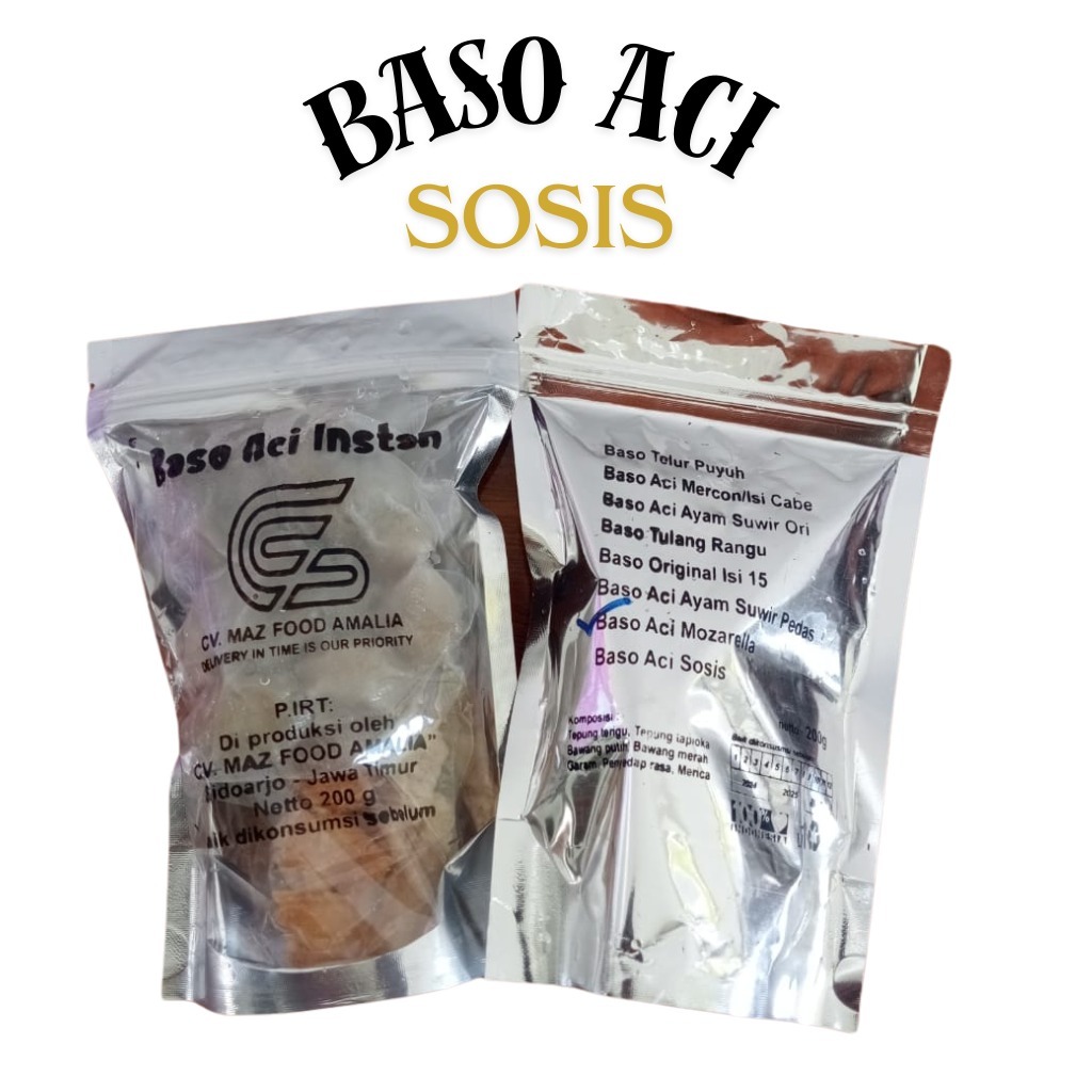 

Baso Aci Instan Varian Sosis BC-SOSIS-005 HOME MADE MAZFOOD