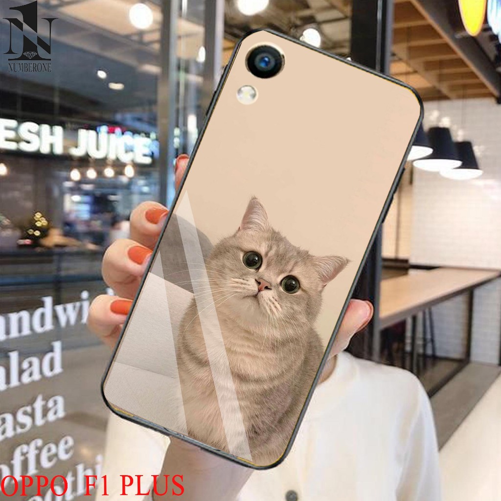 Case Oppo F1 Plus [Cat cute] Aneka casing, case, kondom hp, custom case, case aesthetic case murah, 