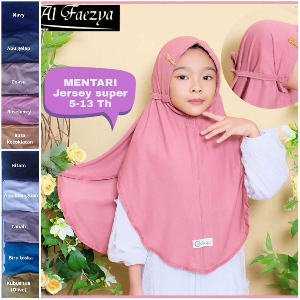 JILBAB INSTAN BERGO SIRIA TALI ANAK AL FAEZYA HIJAB