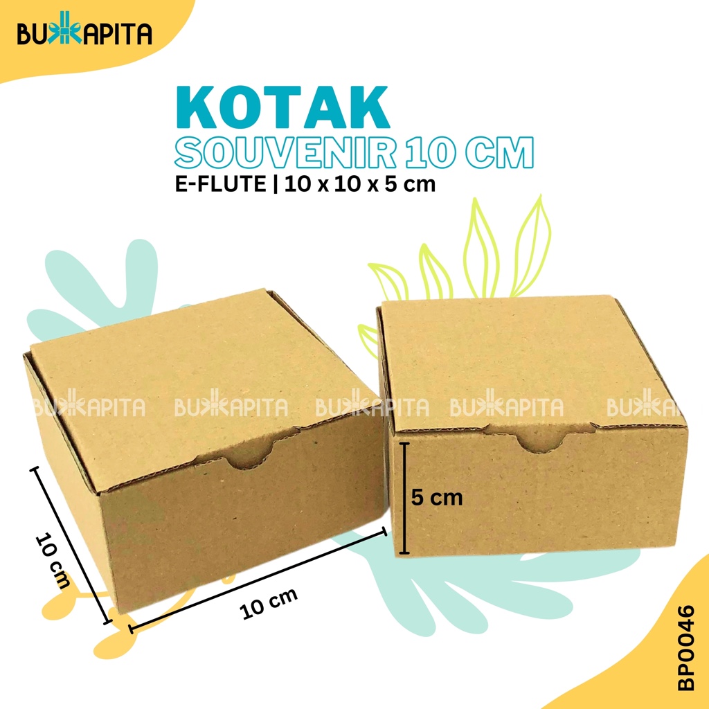 

Kotak souvenir E-flute 10 x 10 x 5 cm/box dado kecil/gift box eflute