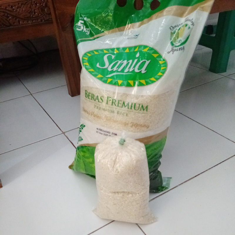 

Beras Sania Asli Repack 1kg / Beras dipaking 1 kg