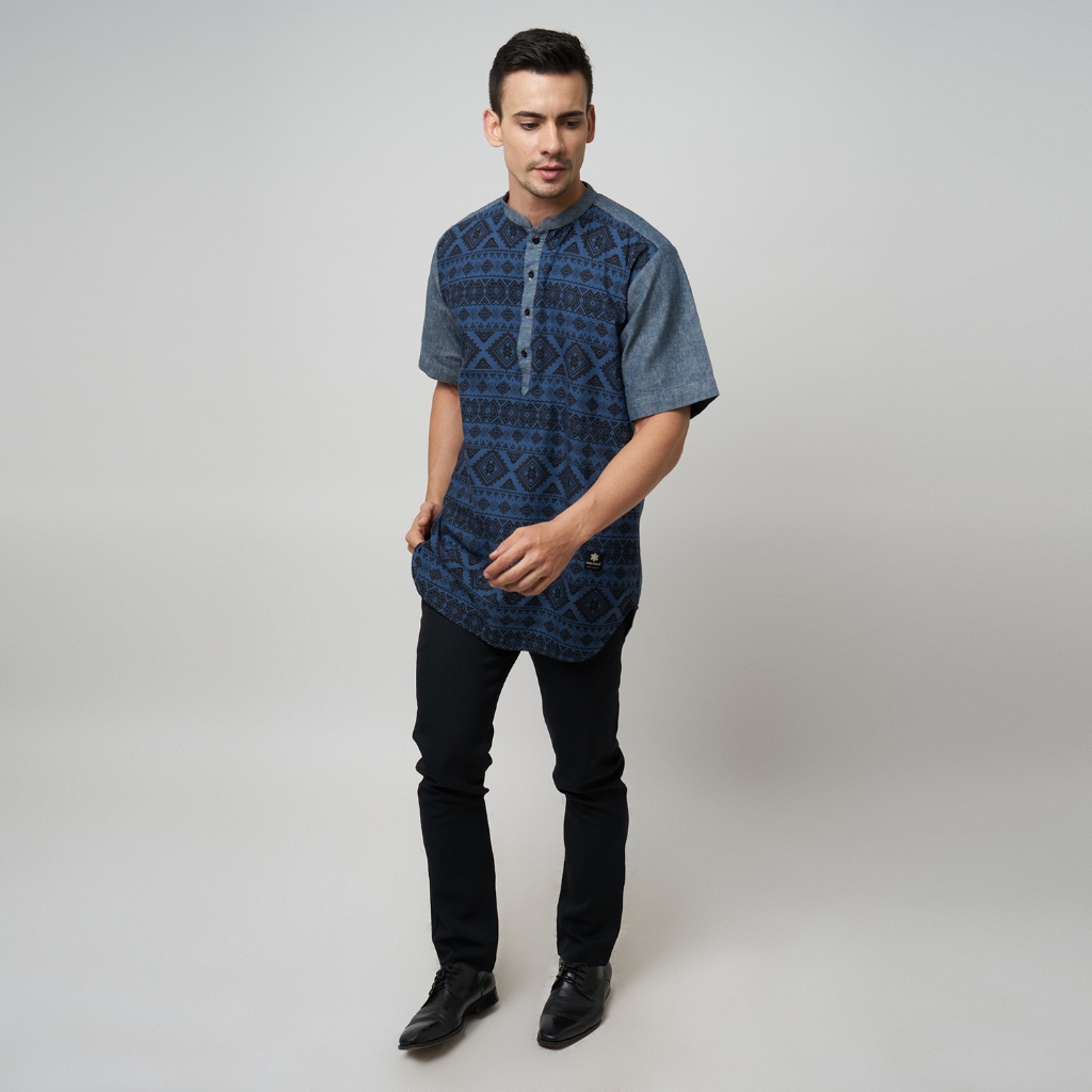 baju koko pendek kurta preview itang yunasz  | 203 | baju muslim pria | koko2022 | baju muslim | kok