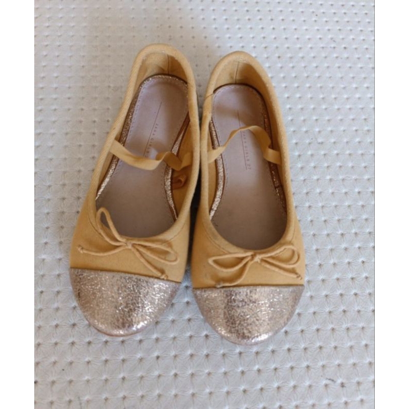 sepatu anak Zara Dan gold sandal