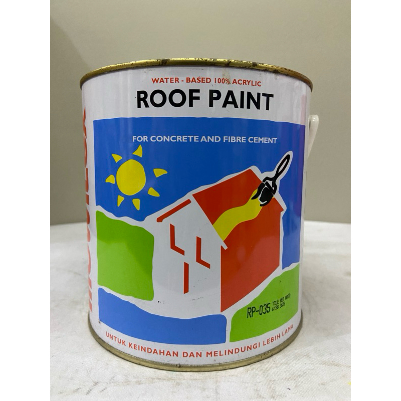 CAT GENTENG/CAT ATAP RUMAH/CAT MOWILEX ROOF PAINT 2,5 LTR