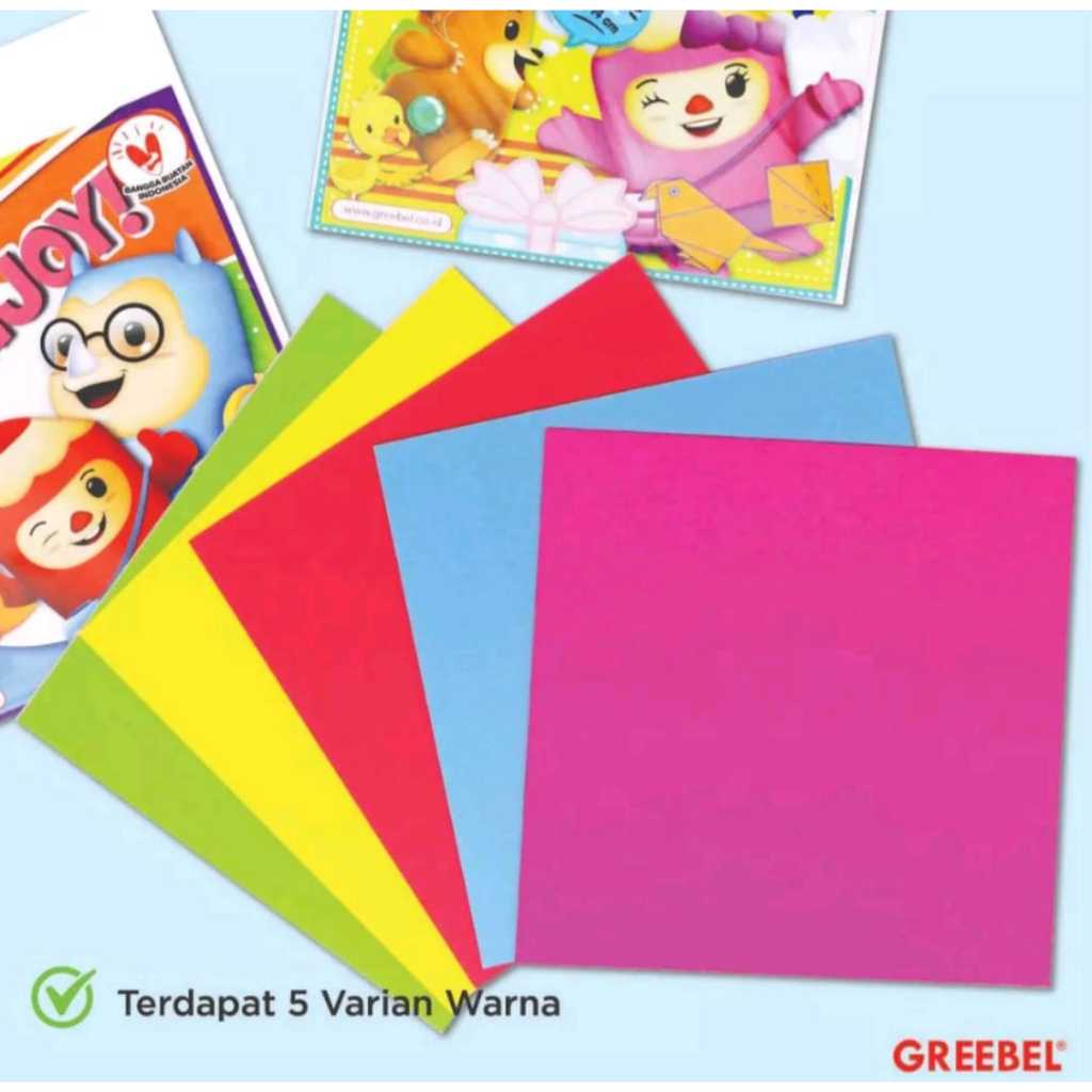 

KERTAS ORIGAMI KERTAS LIPAT PAPER CRAFT ART GREEBEL 16X16 ISI 25 LEMBAR TERMURAH