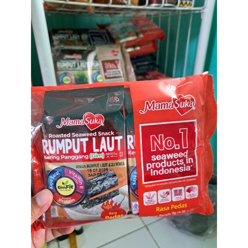 

aw food rumput laut mama suka nori rumput laut nasi