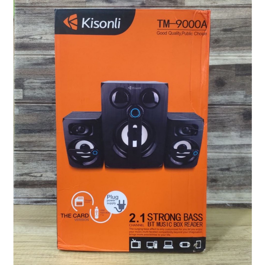 KISONLI - Speaker Aktif Subwoofer Bluetooth TM-9000A