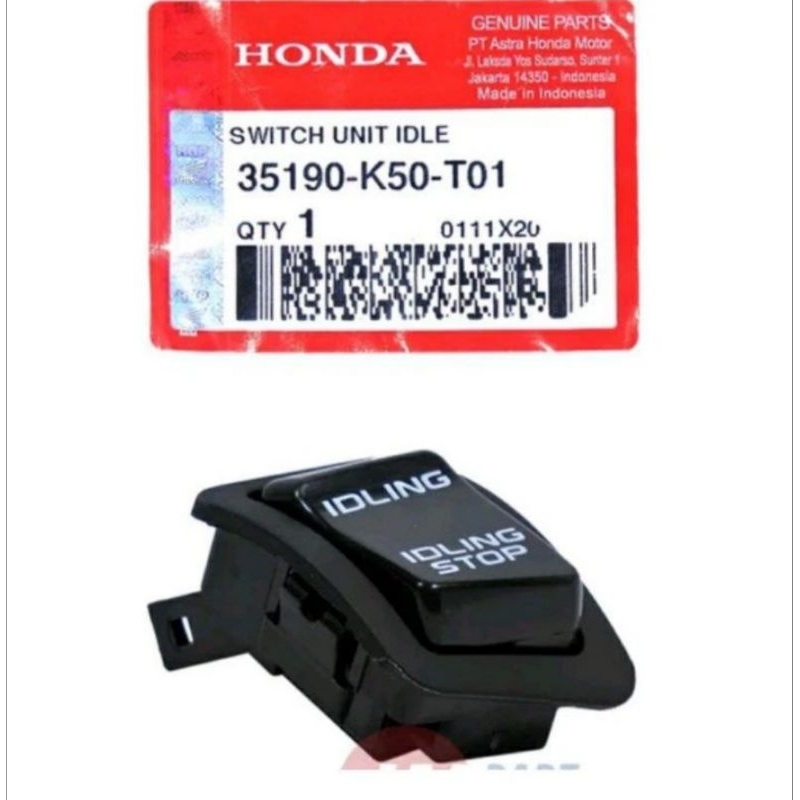 saklar idlung tombol idling stop honda vario 125 vario 150 led ahm K59
