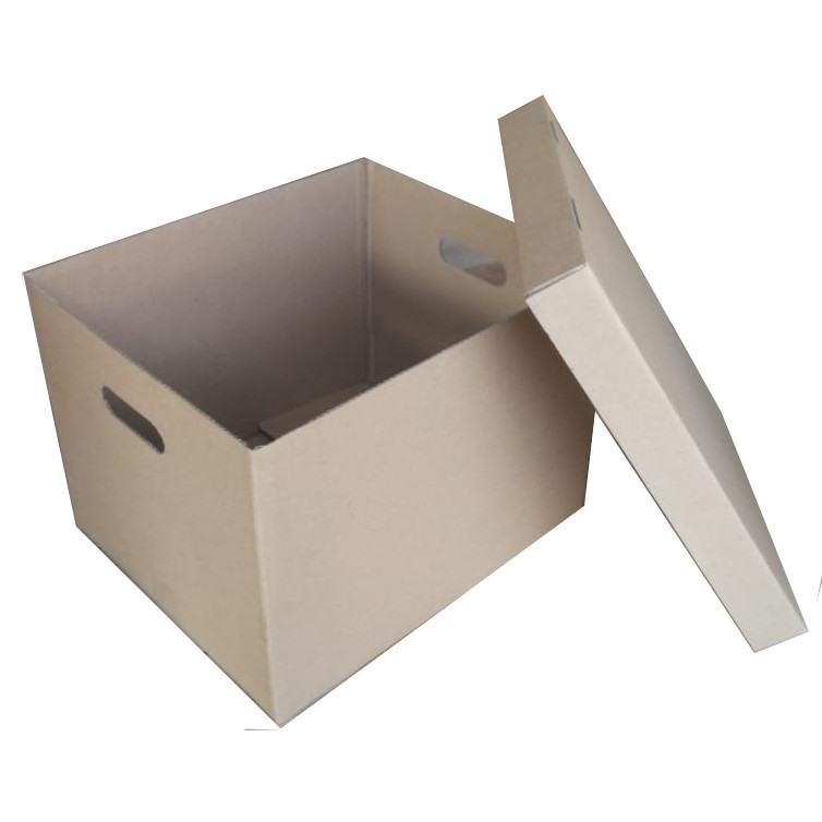 

( 10 pcs ) kardus double wall model tutup terpisah box arsip sebaguna warna polos ukuran 42x35x20cm box penyimpanan baju